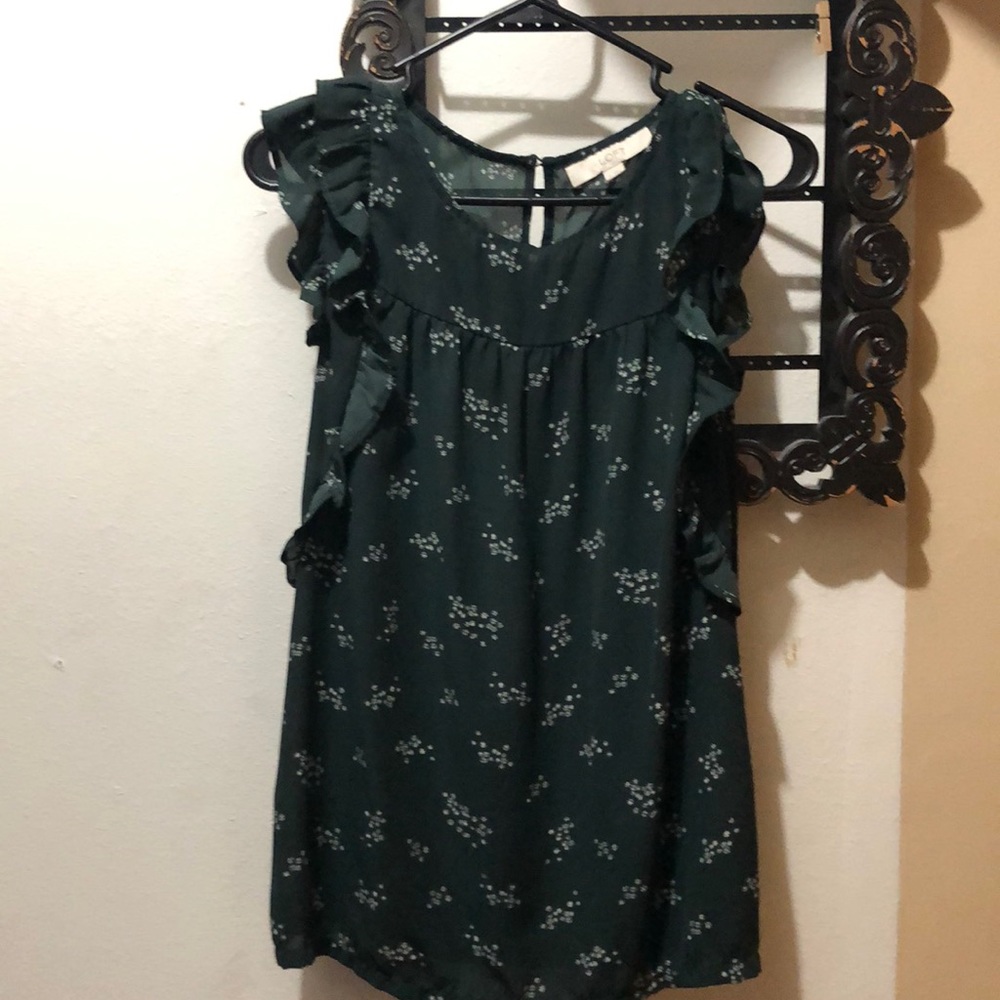 Loft ruffles top